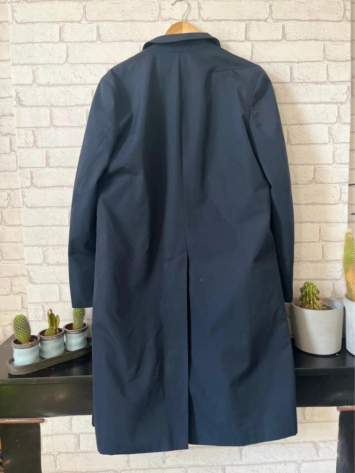 Lange marineblauwe jas – Maat 44 – Merk Nino – photo 5